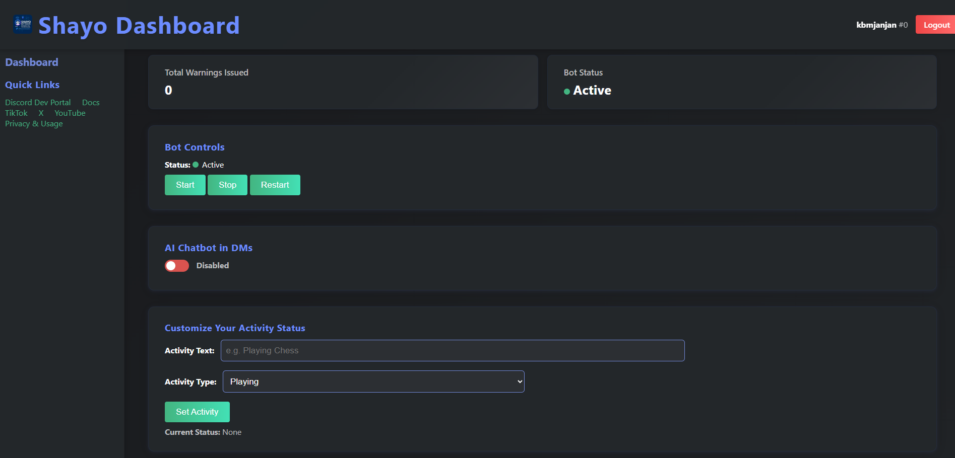 Customize Bot